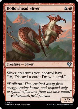 Hollowhead Sliver 0878 Commander Masters Singles Hollowhead Sliver 0878 Commander Masters Singles