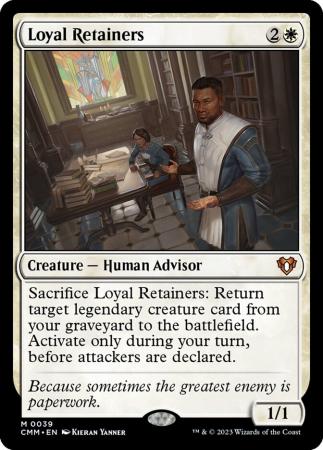 Loyal Retainers 0039 Commander Masters Singles Loyal Retainers 0039 Commander Masters Singles