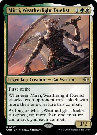 Mirri Weatherlight Duelist 0347 Commander Masters Singles Mirri Weatherlight Duelist 0347 Commander Masters Singles