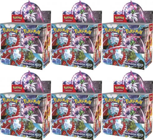 Scarlet & Violet: Paradox Rift Sealed Case of 6 Booster Boxes (Pokemon