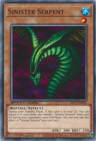 Sinister Serpent - Yugioh 