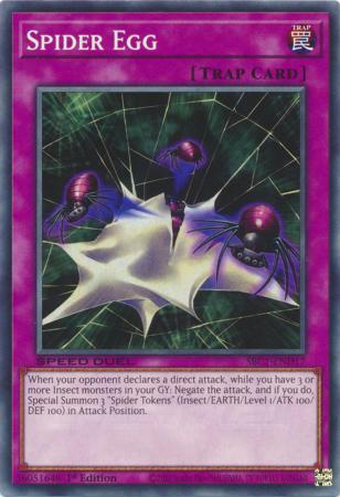 Spider Egg SBC1 END17 Common 1st Edition Speed Duel Streets of Battle City Singles Spider Egg SBC1 END17 Common 1st Edition Speed Duel Streets of Battle City Singles