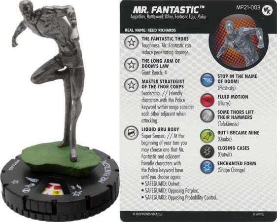Mr Fantastic MP21 003 Limited Edition Convention Exclusive Heroclix WizKids Promos Mr Fantastic MP21 003 Limited Edition Convention Exclusive Heroclix WizKids Promos