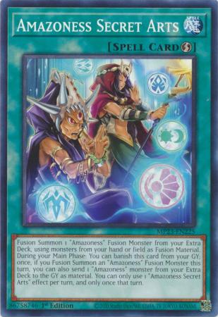 Amazoness Secret Arts MP23 EN225 Common 1st Edition Mega Tin 2023 Dueling Heroes Singles Amazoness Secret Arts MP23 EN225 Common 1st Edition Mega Tin 2023 Dueling Heroes Singles