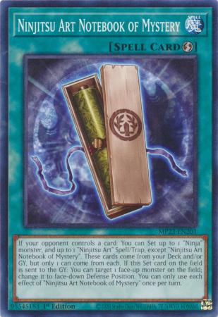 Ninjitsu Art Notebook of Mystery MP23 EN201 Common 1st Edition 