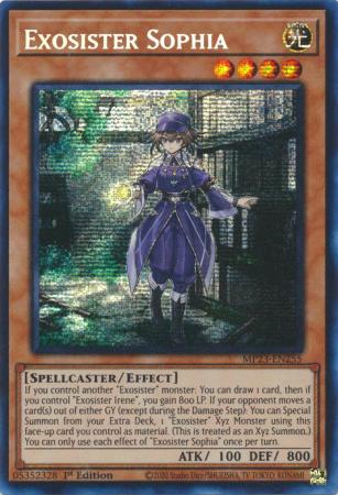 Exosister Sophia MP23 EN255 Prismatic Secret Rare 1st Edition 