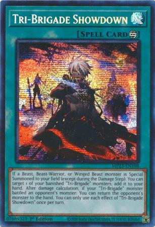 Tri Brigade Showdown MP23 EN198 Prismatic Secret Rare 1st Edition 