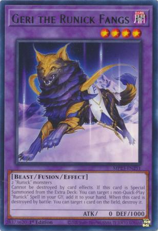 Geri the Runick Fangs MP23 EN251 Rare 1st Edition 