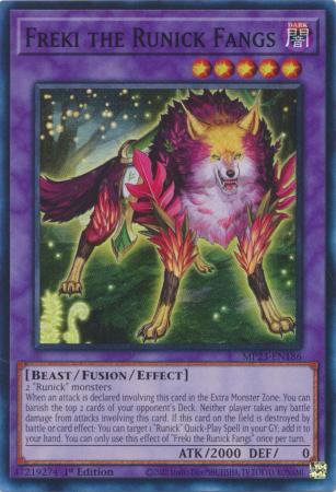 Freki the Runick Fangs MP23 EN186 Super Rare 1st Edition 