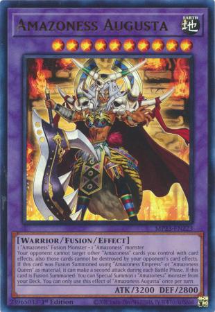 Amazoness Augusta MP23 EN223 Ultra Rare 1st Edition 