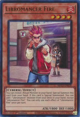 Libromancer Fire MP23 EN058 Ultra Rare 1st Edition 