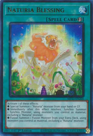 Naturia Blessing MP23 EN204 Ultra Rare 1st Edition 