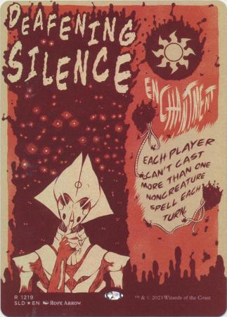 Deafening Silence 1219 SLD Foil Promo Deafening Silence 1219 SLD Foil Promo