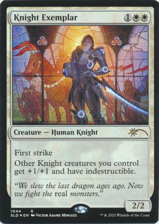 Knight Exemplar 1044 SLD Foil Promo Knight Exemplar 1044 SLD Foil Promo