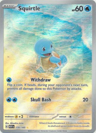 Squirtle - Scarlet & Violet - 151 #7 Pokemon Card