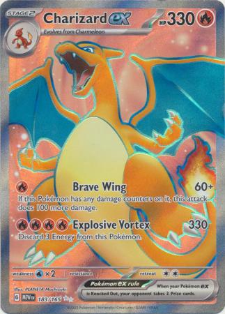 Charizard ex - Pokemon 151 #185 Pokemon Card