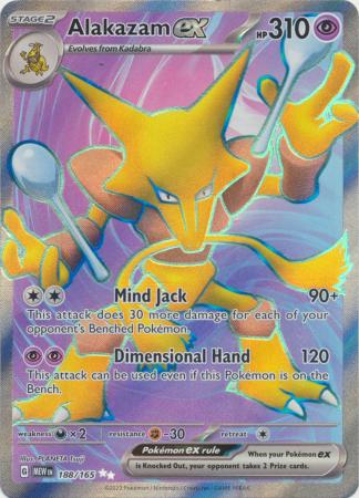 Alakazam EX - Scarlet & Violet 151 - MEWEN Pokémon card 188/165