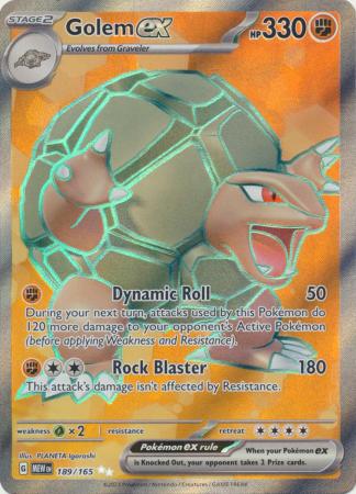 Golem ex - 076/165 - SV: Scarlet and Violet 151 - Pokemon