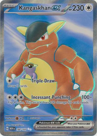 Kangaskhan EX - Scarlet & Violet 151 - MEWEN Pokémon card 115/165