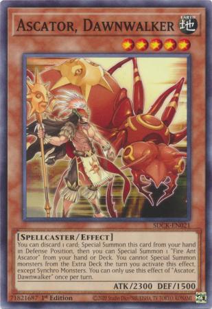 Ascator Dawnwalker SDCK EN021 Common 1st Edition Ascator Dawnwalker SDCK EN021 Common 1st Edition