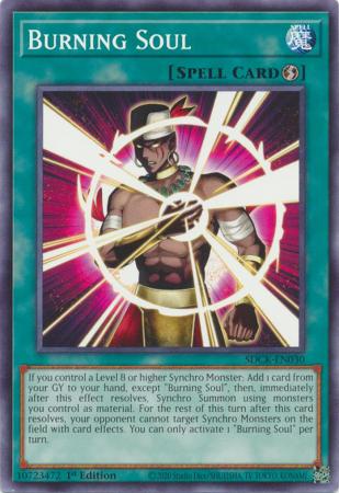 Burning Soul SDCK EN030 Common 1st Edition Burning Soul SDCK EN030 Common 1st Edition