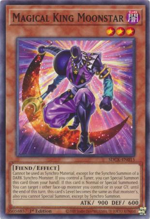 Magical King Moonstar SDCK EN015 Common 1st Edition Magical King Moonstar SDCK EN015 Common 1st Edition