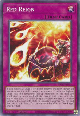 Red Reign SDCK EN035 Common 1st Edition Red Reign SDCK EN035 Common 1st Edition