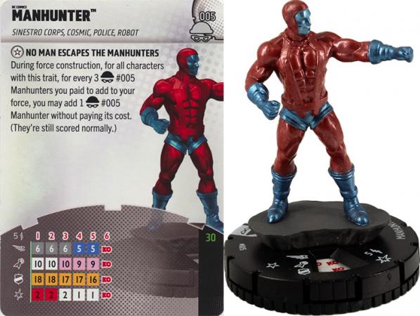 Manhunter 005 Common Notorious DC Heroclix Manhunter 005 Common Notorious DC Heroclix
