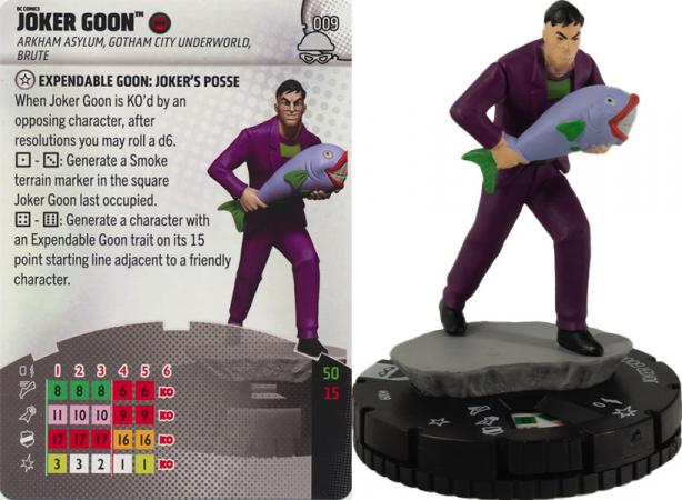 Joker Goon 009 Common Notorious DC Heroclix Joker Goon 009 Common Notorious DC Heroclix
