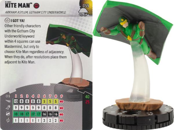 Kite Man 059 Super Rare Notorious DC Heroclix DC Notorious Singles Kite Man 059 Super Rare Notorious DC Heroclix DC Notorious Singles
