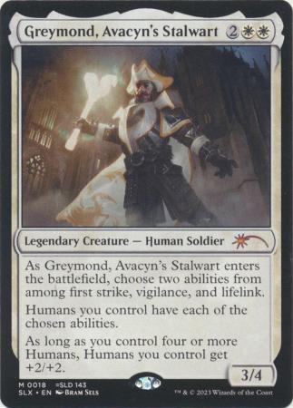 Greymond, Avacyn's Stalwart 0018 - SLD Promo