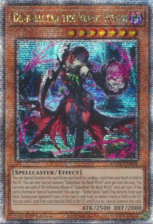 Diabellstar the Black Witch - AGOV-EN006 - Quarter Century Rare 1st Edition