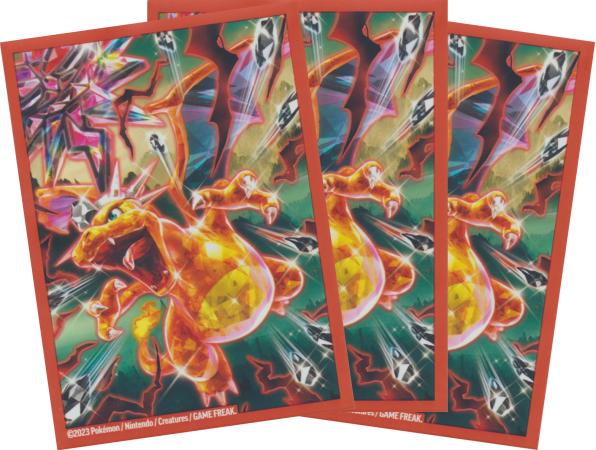 Pochette Protège Carte Pokémon 🟠🟡🟢 Sleeves Pyroli, Noctali ×10 ETB  ÉVOLUTION