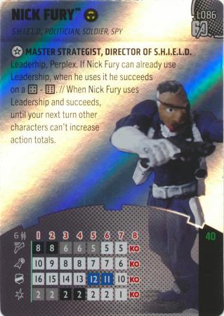 Nick Fury L086 Marvel Heroclix Avengers 60th Anniversary Legacy Card Marvel Avengers 60th Anniversary Singles Nick Fury L086 Marvel Heroclix Avengers 60th Anniversary Legacy Card Marvel Avengers 60th Anniversary Singles