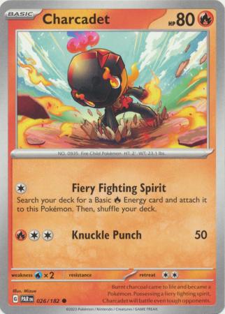 Charcadet 026 182 Common Scarlet Violet Paradox Rift Singles Charcadet 026 182 Common Scarlet Violet Paradox Rift Singles