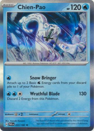 Chien Pao 057 182 Holo Rare Scarlet Violet Paradox Rift Singles Chien Pao 057 182 Holo Rare Scarlet Violet Paradox Rift Singles