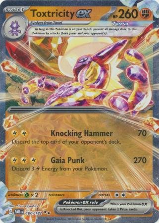 Toxtricity ex 100 182 Ultra Rare Scarlet Violet Paradox Rift Singles Toxtricity ex 100 182 Ultra Rare Scarlet Violet Paradox Rift Singles