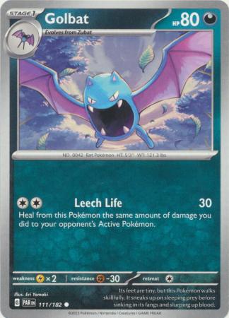 Golbat 111 182 Common Golbat 111 182 Common