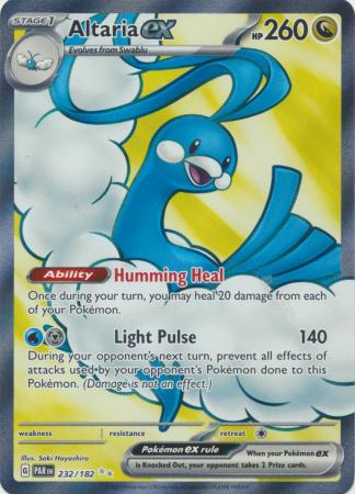 Altaria ex 232 182 Full Art Secret Rare Scarlet Violet Paradox Rift Singles Altaria ex 232 182 Full Art Secret Rare Scarlet Violet Paradox Rift Singles