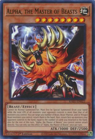 Alpha the Master of Beasts RA01 EN022 Ultra Rare Alpha the Master of Beasts RA01 EN022 Ultra Rare
