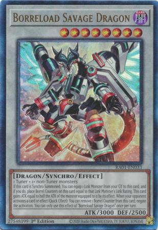 Borreload Savage Dragon RA01 EN033 Ultra Rare Borreload Savage Dragon RA01 EN033 Ultra Rare