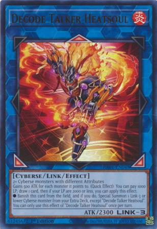 Decode Talker Heatsoul RA01 EN048 Ultra Rare Decode Talker Heatsoul RA01 EN048 Ultra Rare
