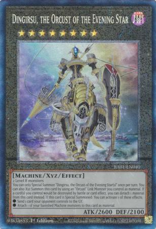 Dingirsu the Orcust of the Evening Star RA01 EN040 Prismatic Collector s Rare 25th Anniversary Rarity Collection Singles Dingirsu the Orcust of the Evening Star RA01 EN040 Prismatic Collector s Rare 25th Anniversary Rarity Collection Singles