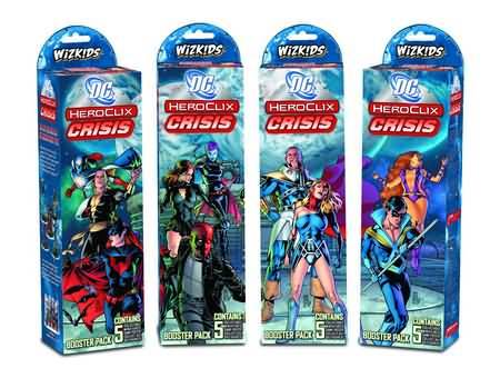 Crisis 5 Figure Booster Pack DC Heroclix Heroclix Sealed Product Crisis 5 Figure Booster Pack DC Heroclix Heroclix Sealed Product