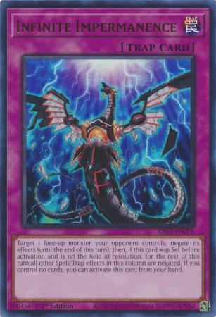 Infinite Impermanence RA01 EN075 Ultra Rare Infinite Impermanence RA01 EN075 Ultra Rare
