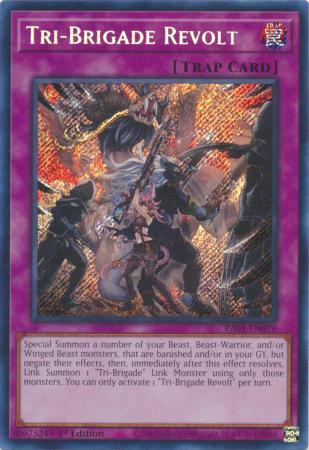 Tri Brigade Revolt RA01 EN079 Secret Rare Tri Brigade Revolt RA01 EN079 Secret Rare