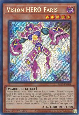 Vision HERO Faris - RA01-EN004 - Secret Rare