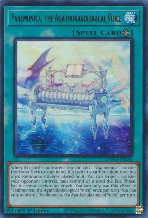 Vaalmonica the Agathokakological Voice VASM EN035 Ultra Rare 1st Edition Valiant Smashers 1st Edition Singles Vaalmonica the Agathokakological Voice VASM EN035 Ultra Rare 1st Edition Valiant Smashers 1st Edition Singles