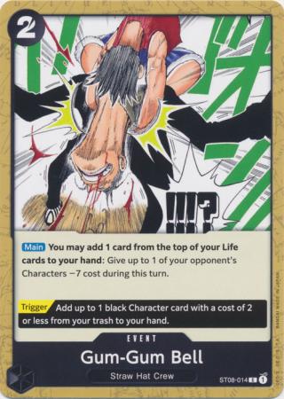 Gum Gum Bell ST08 014 Common Starter Deck 8 Monkey D Luffy Singles Gum Gum Bell ST08 014 Common Starter Deck 8 Monkey D Luffy Singles