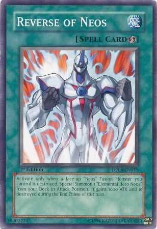 Reverse Of Neos DP06 EN015 Common 1st Edition Duelist Pack Jaden Yuki 3 1st Edition Singles Reverse Of Neos DP06 EN015 Common 1st Edition Duelist Pack Jaden Yuki 3 1st Edition Singles